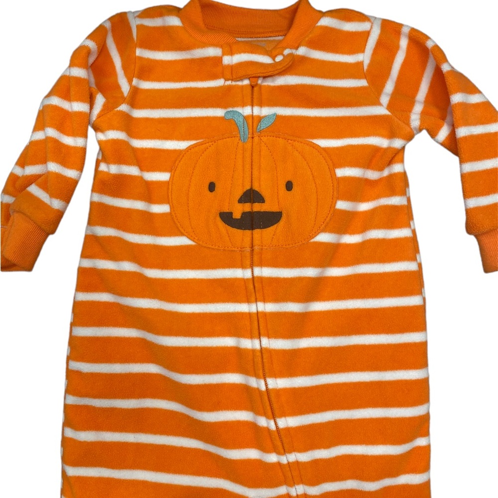 Baby 6 month Halloween footsie sleeper